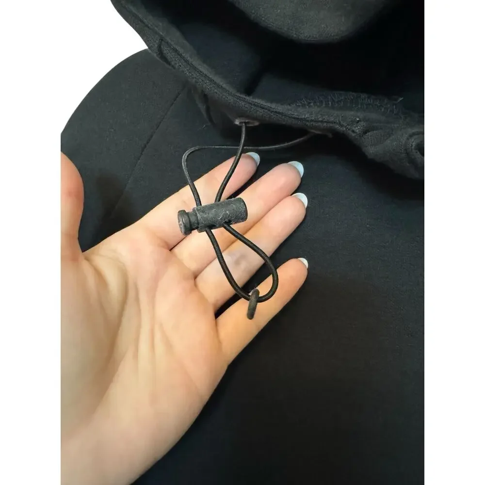 Gymshark Black Zip Up Hoodie Jacket Women’s Large Athletic Fit